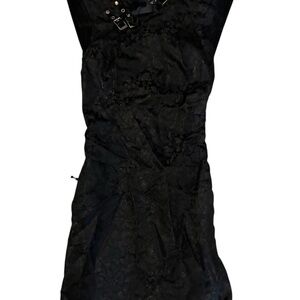 Black Lace Evening Dress